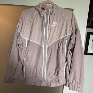 NIKE ZIP WINDBREAKER PINK XL